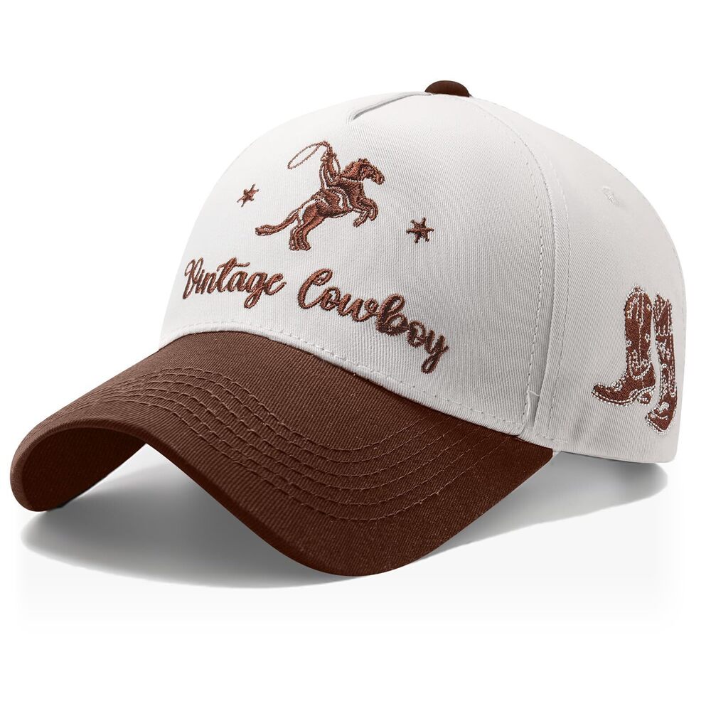 8962 Western Trucker Hat Vintage Funny Vodka Trucker Hat Retro Embroidered